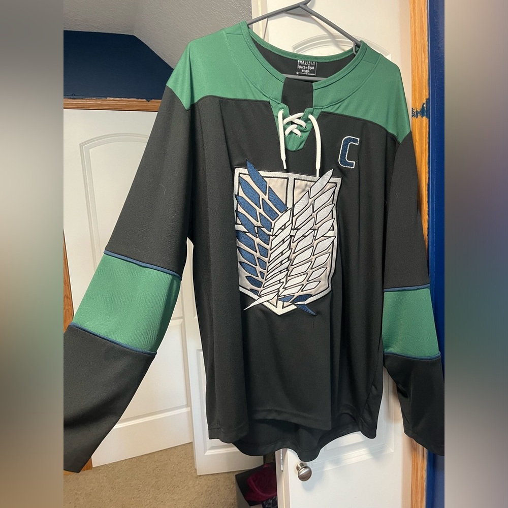Attack on Titan Captain Levi hockey Jersey